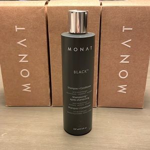 Monat Black Shampoo & Conditioner / 8 fl oz / Brand New